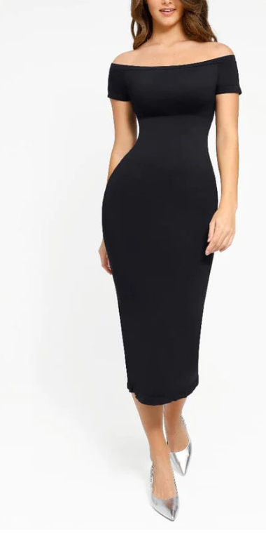 Off The Shoulder Seamless Shaping Dress