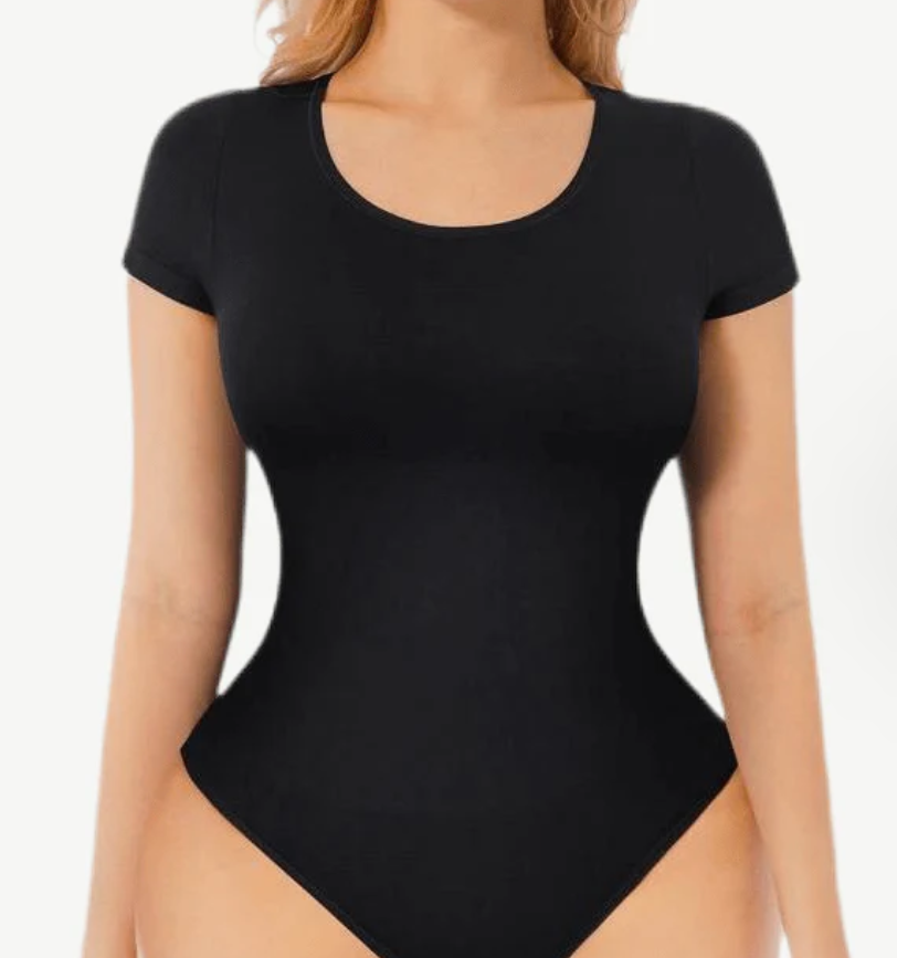 Everyday Essential Seamless Short-Sleeved Compression Bodysuit